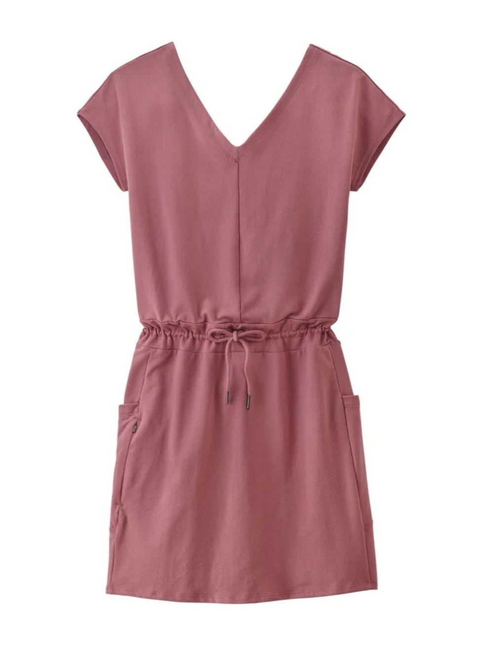 Patagonia V-Neck Drawstring Pocket Dress